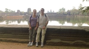 In front of Angkor Wat
